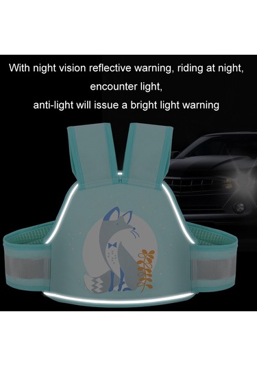 Sunskyy Elektrikli Motosiklet İçin 3D Nefes Alabilen Düşme Önleyici Dört Mevsim Çocuk Güvenlik Kayış Mavi