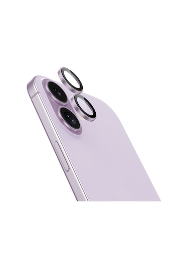 Apple Uyumlu   iPhone 17 Benks Dr Safir Kamera Lens Koruyucu Açık Mor