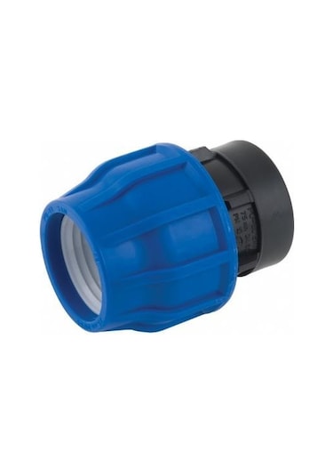 Poelsan Mavi 25X1-2 Kaplin Dişi Adaptör