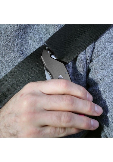 KWB Acil Durum Kurtarma Bıçağı 90 mm Siyah