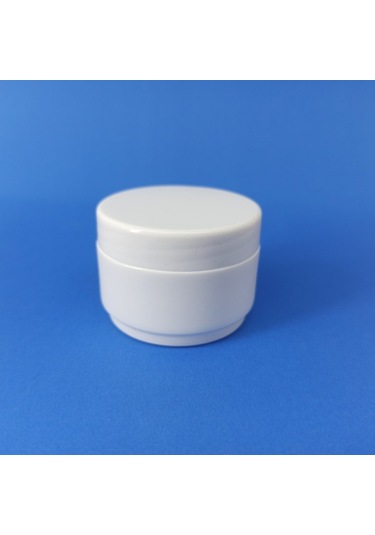 50 Adet 25 Ml Beyaz Renk Mini Boş Pomat-Krem-Kozmetik Kutusu