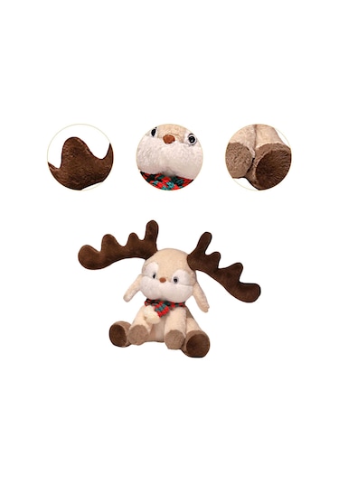 Suntek Yılbaşı Peluş Oyuncak Hediyeleri Yastık Oturma Odası Için Geyik