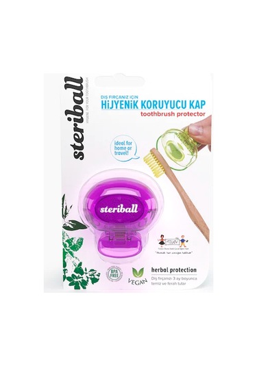 Steriball Diş Fırçası Koruma Kabı 3 Adet