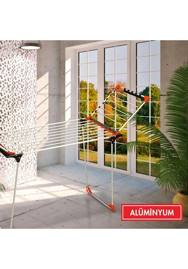 Devecioğlu MM080 Show Lux Alüminyum Çamaşır Askısı