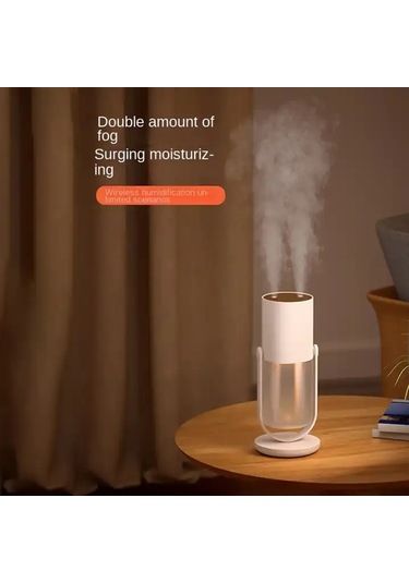 S07 Çok Modlu Kablosuz Çift Jet Nemlendirici Beyaz