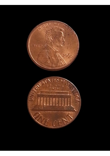 Amerika 1 Cent Yabancı Madeni Para