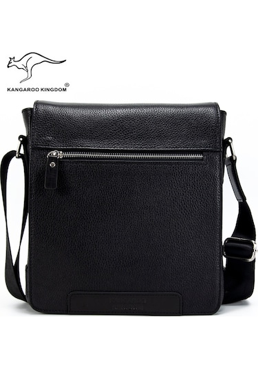 Çanta Erkek Hakiki Dana Deri Postacı Askılı Kangaroo Kıngdom 5363