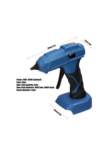 Fosenze Kablosuz 40w Li-ıon Yapıştırıcı Tabanca - Dıy El İşleri Ve Tamir İçin Pratik Çözüm