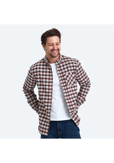 The Crow MANCHESTER Erkek  Kiremit Gömlek