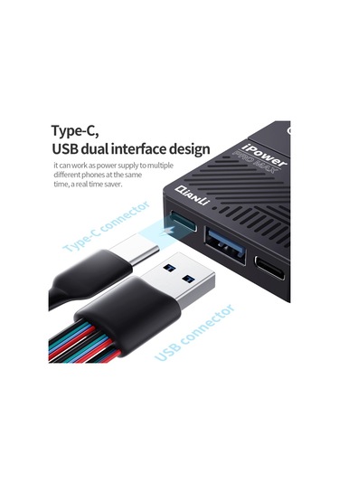 Cbtx Apple Uyumlu iPhone 6-14 Serisi Qianli Nesil 7. İpower Pro Max Dc Güç Kontrolü Test Kablosu