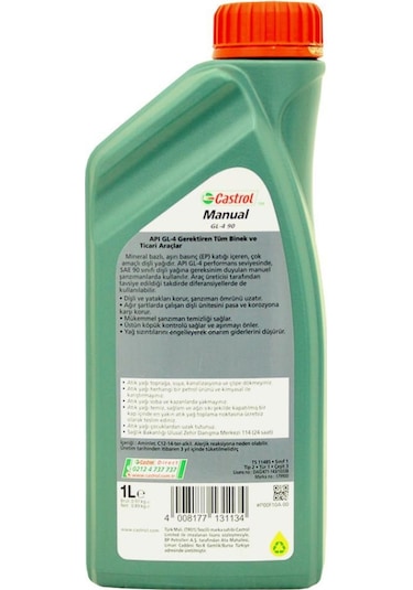 Castrol Manual 90 GL-4 Şanzıman ve Diferansiyel Yağı 1 L