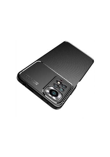 Xiaomi Redmi Note 11 Pro 5G Kılıf Karbon Silikon Case Kapak