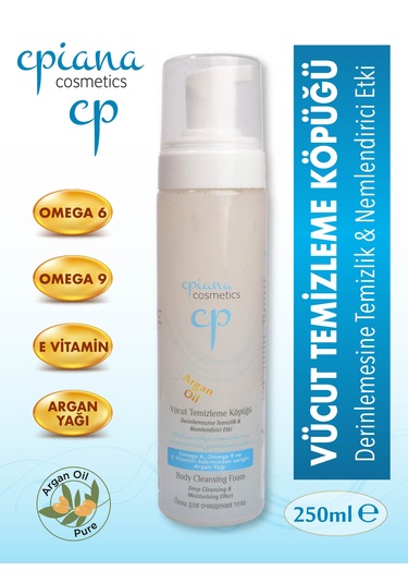 Vücüt Temizleme Köpüğü Argan Yağı 250ml
