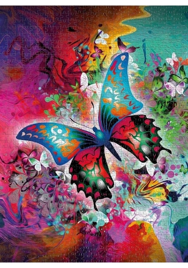 Nova 44001 - 1500 Parça Fantastik Kelebek Mini Puzzle