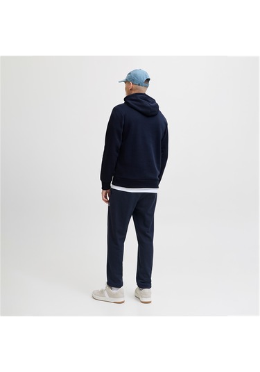 Jack&jones Makoto Erkek Lacivert Kapüşonlu Sweatshirt Lacivert