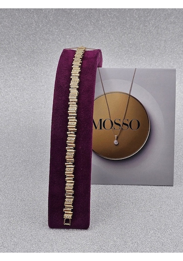 Xuping Ritim Model Gold Renk Çelik Bileklik Altın