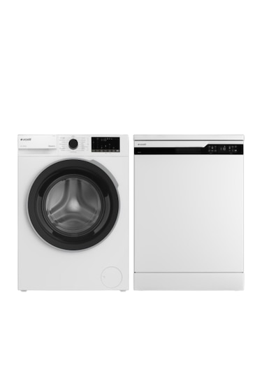 Arçelik 9100 DMX 9 KG Çamaşır Makinesi + 6444 OK Bulaşık Makinesi