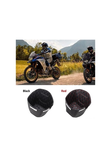 Vkemall Honda Nc750x Nc750s 2015-2021 İçin Deri Yakıt Deposu Saklama Matı - Kırmızı