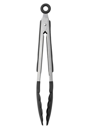 Mithra Life Silikon Uçlu Çelik Servis Kızartma Mangal Maşası Mıt1315