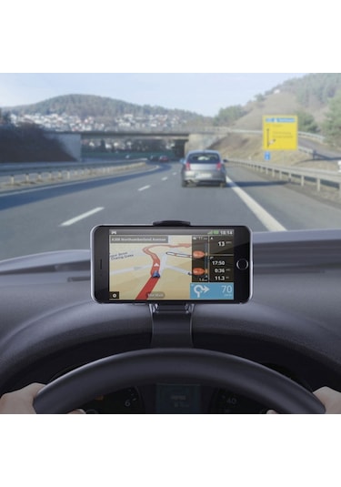 Triline Araba Telefon Tutucu Kolay Sabitleme Kıskacı