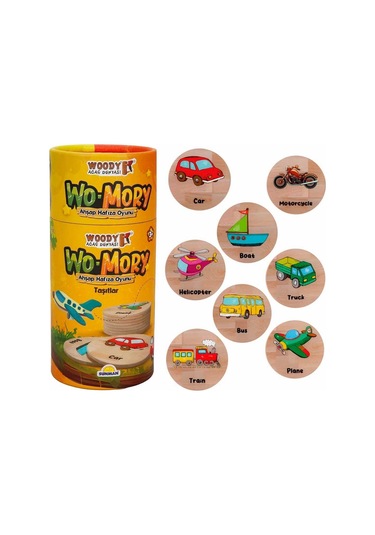 Woody Wo-mory Ahşap Hafıza Oyunu