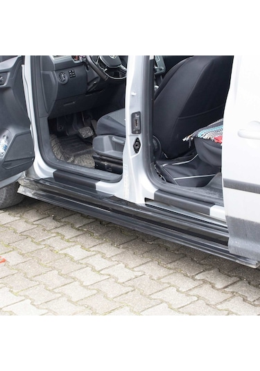 Cappafe Volkswagen Caddy Kapı Eşiği Koruma Abs Mat Siyah 4 Par N11.4712