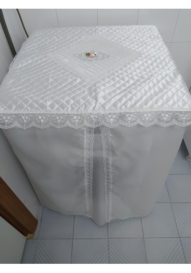 ÇAMAŞIR VE KURUTMA MAKİNESİ ÖRTÜSÜ SATEN KUMAŞ