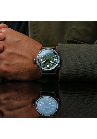 Avı-8 Flyboy Wingman Worldtimer Gmt Av-4120-05 Otomatik Erkek Kol Saati Gri