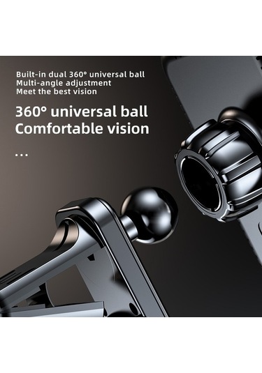 Wondernest Jjt-969 15w Maksimum Çıkışlı Manyetik Araç Şarj Braketi Kablosuz Hava Çıkış Beyaz Beyaz