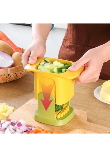 Multifonksiyon Sebze Meyve Doğrayıcı Çok Renkli