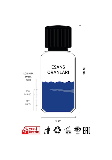 Lorinna Paris 249 Sexy Men Erkek Parfüm EDP 50 ML