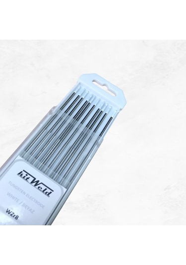 Tungsten Elektrot Beyaz Ø2.4x175mm. - 1 Paket 10 Adet