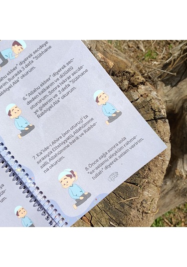 Çocuklar Için Namaz Yolculuğum Defteri Sticker Ve Dua Kartı Hed
