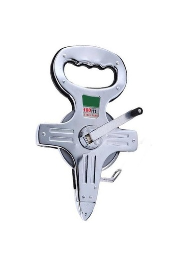 Novahub 30/50/100m El Paslanmaz Çelik Çerçeve Cetvel Mezura Ölçme Aracı 100m 100 M