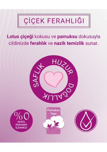 Paddlers Lotus Çiçeği Kokulu Islak Mendil 24x72 li Koli (1728 Yaprak)