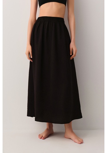 Suwen Harper Plaj Eteği Sba25650012 Siyah