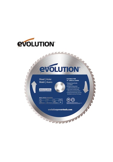 Evolution M255tct-52ms Yumuşak Çelik Daire Testere Bıçağı, 255mm
