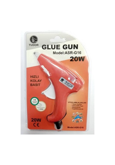 Tudor 20W Sıcak Silikon Tabancası + 40 Adet İnce Mum Silikon