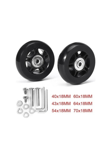 Pazly 2 Adet Sessiz Tramvay Kutusu Seyahat Kutusu Evrensel Tekerlek Diğer