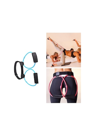 Maoyaya Fitness Ganimet Eğitim Bandı - Ayarlanabilir Bel Bandı, Mavi Renk Mavi