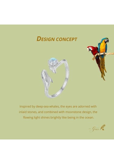 Bamoer 925 Ayar Gümüş Sevimli Balina Açılış Halkası Balık Ve Top Ayarlanabilir Yüzük Kadınlar İçin Güzel Takı