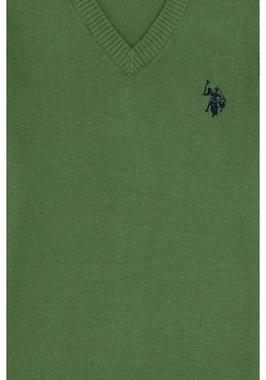 U.s. Polo Assn. Erkek Çocuk Yeşil Kazak /triko 50294200-vr054 Yeşil