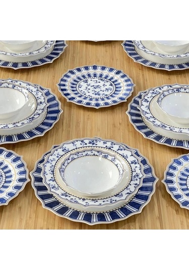 Mien Elizabeth London 24 Parça Florence Yemek Takımı El23a035 Beyaz