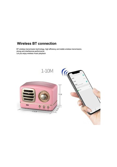 Novahub Taşınabilir Bluetooth Hoparlör: Aynalı Alarmlı, Tf Kart, Fm Radyo, Mini Boyut, 3w Ses Gücü