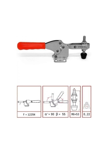 Enigma 1262 Y Yatay Pozisyon Yatay Taban Klemp