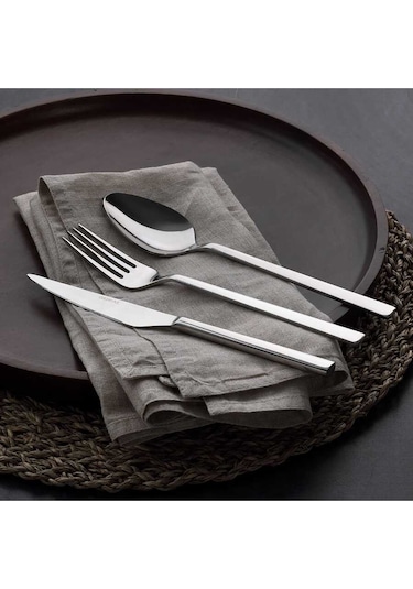 Güral Porselen 84 Parca Catal Bıcak Takımı Gri