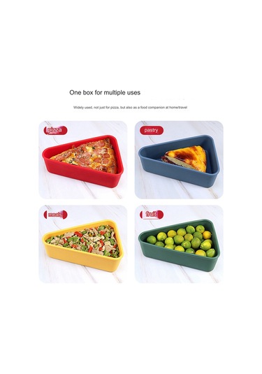 Xurunkeji Pizza Artan Saklama Kabı, Yeniden Kullanılabilir Pizza Silikon Kabı, Silikon Gıda Kabı, D Kremsi Beyaz Ve Sarı