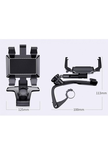 Yingfu 360 Dönüşümlü Yaylı Telefon Tutucu - 3-7 İnç Akıllı Telefonlar İçin Diğer