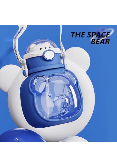 Suntek Doğa Sporları Su Isıtıcısı Ayı Astronot Hasır Mavi