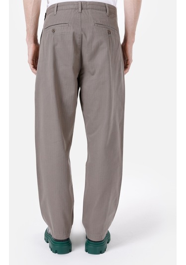 Colins Wide Leg Orta Bel Düz Paça Erkek Pantolon Cl1066461 Yeşil